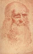 LEONARDO da Vinci Self Portrait oil painting